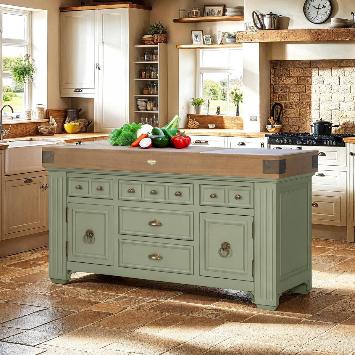 HOËDIC Kitchen Island — Large