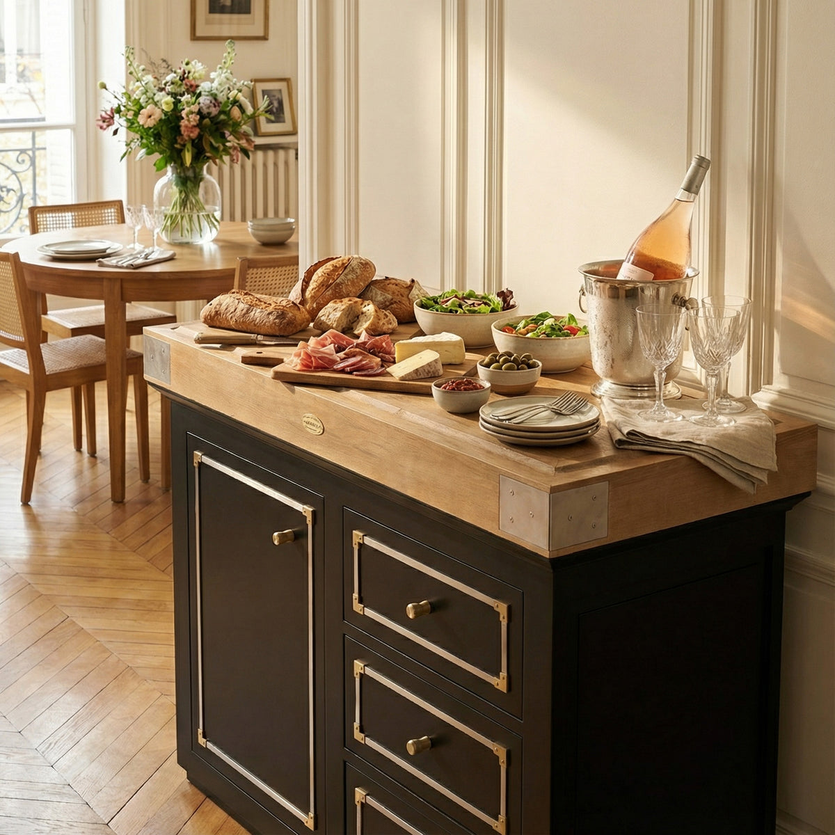 PORNICHET Buffet Butcher Block