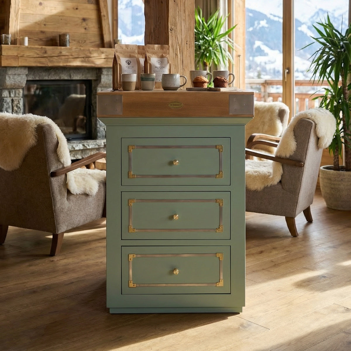 PORNICHET Square Butcher Block