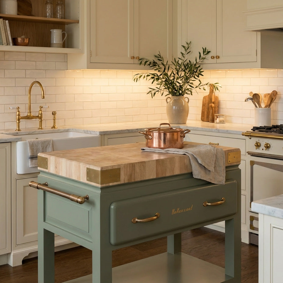 SAINT OUEN « Le » Butcher Block Trolley